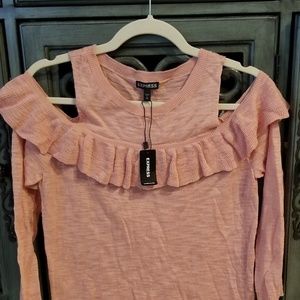 NEW - Express Cold Shoulder Sweater
